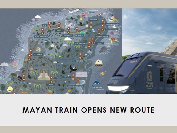 mayan train tren maya opens new route