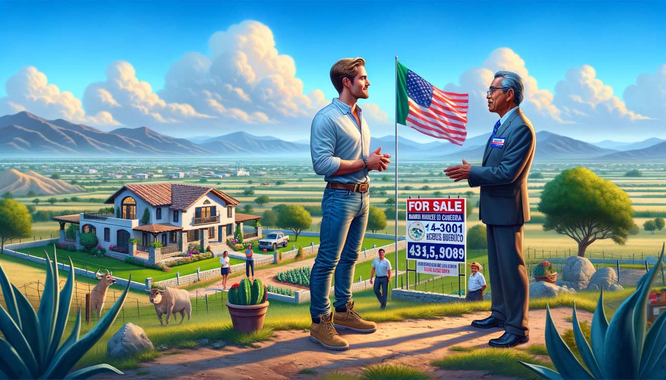 how can americans expats buy land mexico