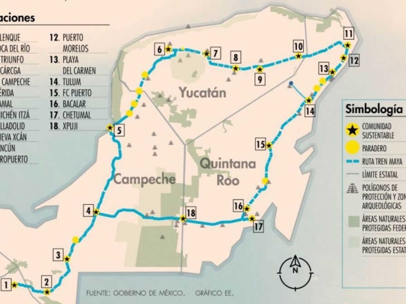 Mayan Train Route Ruta Open Date